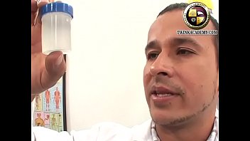 Preview 3 of Pure Xxx Sex With Girlfriend - Teenage boy gets his large uncut cock measured and asshole spread open by the older doctor