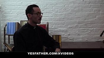 Preview 1 of My Wifes Fucking Sex Videos - Boy Sucks Dick In Church Gloryhole