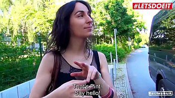 Preview 2 of Force By Hard - LETSDOEIT - German Newbie Priscilla Goes For A Ride With The Bus And Tries Anal
