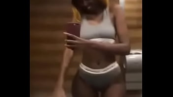 Preview 3 of Gamer Boy Ducks Step Mom - Ugandan cutie Jenny Nasasira shows off incredible body in shower