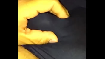 Preview 1 of Shemale Gym Sex - Ense&ntilde_ando pene gordito rasurado en pijama