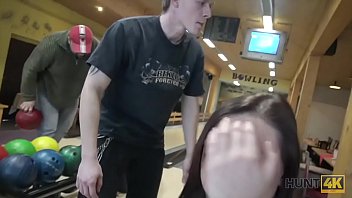 Preview 2 of Mom Sonbeex Videos - HUNT4K. Reicher Kerl trifft armes Paar beim Bowling und fickt M&auml_dchen hart