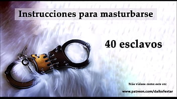 Preview 3 of Sins Of Indian Xvideo Comamateur - JOI - 40 esclavos y muchas amas,  tu eres el n&uacute_mero 18. Audio espa&ntilde_ol.