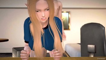 Preview 2 of Euro Vargin - 3D hentai sexy big tits elf