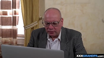 Preview 1 of Your Cum Taste Sweet - Naughty old professor seduces his naive teen student