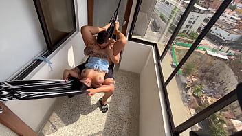 Preview 2 of Johny Sins - Follada hardcore en el balc&oacute_n de mi casa-ALEJANDRA PALACIOS-PARTE 1