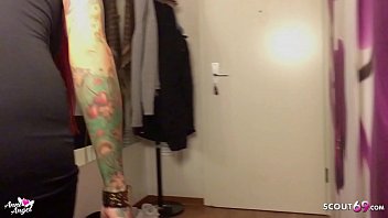 Preview 1 of 6 Yers Girls - Rothaarige Deutsche braucht Geld und fickt daf&uuml_r mit Fremden - German Teen