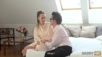 Preview 2 of 3d Movi Saixi - DADDY4K. Teen cutie tries sex with older male for the first time