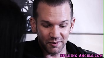 Preview 2 of Sandar Jal - Tattooed emo milf rides cock and gets cum