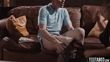 Preview 2 of Boobs Out Jerking - He is just beeing neighbourly With his big cock