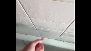 Preview 3 of Puki Fite - Wanking My hard wet dick in my shower with big cumshot