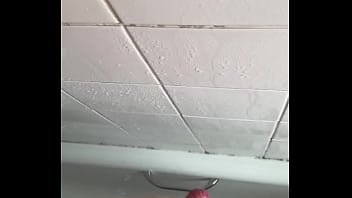 Preview 1 of Puki Fite - Wanking My hard wet dick in my shower with big cumshot