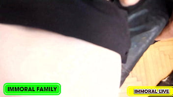 Preview 3 of Mom And Son Saxy Hd - TAYLEE WOOD LICKS STEPDAD &amp_ STEPSON&#039_S SPERM FROM CHOCOLATE BAR &ndash_ IMMORAL FAMILY 4K