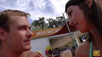 Preview 2 of Asian Sexdairy - HUNT4K. Man meets long-legged model at the beach and pays for sex