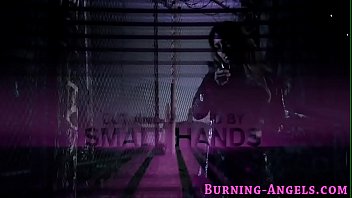 Preview 2 of Two Handaom - Fetish goth teenagers in threesome