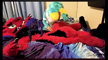 Preview 2 of 3d Virgin Fucking - Fursuit post orgasm t. 2
