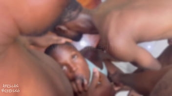Preview 2 of Sofia Guggi - African Double Penetration Creampie Sperma Gangbang Breeding With Sloppy Seconds And Cum Swallowing (Full Video On Membership)