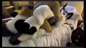 Preview 3 of Cougard Baise - Cute Fursuit bottom moans cutely for top 2