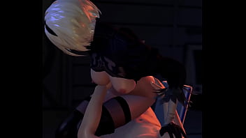 Preview 2 of Mature Women Rimming Mature Men - G-spot Identified - NieR Automata