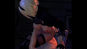 Preview 3 of Mature Women Rimming Mature Men - G-spot Identified - NieR Automata