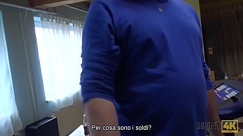 Preview 1 of Nicolette Shea Joi - HUNT4K. Il ragazzo ricco incontra la povera coppia di bowling e scopa forte la ragazza