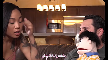 Preview 1 of Allaie Haze - Sucking the toy&#039_s cock