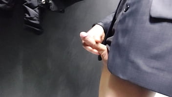 Preview 3 of Queen Ful Sex - Young twink cruising up public male restroom at a local mall,  hoping to catch some curious dicks