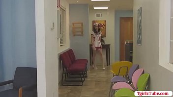 Preview 1 of Xxxvibdoes - TS Korra DelRio tries deepthroating dudes long cock