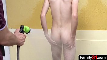 Preview 2 of Sexx Schul - Older pervy stepdaddy can&rsquo_t help but get a little excited when he looks at the s.&rsquo_s tight asshole or his young girthy penis