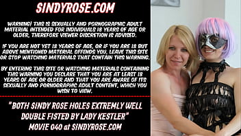 Preview 1 of Ishani Lola - Both Sindy Rose holes extremly well fisted by LadyKestler