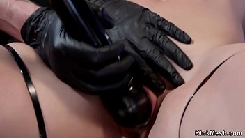 Preview 3 of Phim Nguoi Lon Thap Nien 80 - Helpless brunette in device bondage