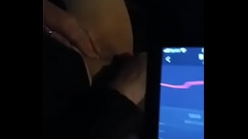 Preview 2 of Teen Brazil 10 - Young Armature Women Masturbating while Man Controls Phone Vibrator App