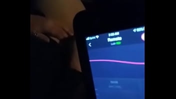 Preview 4 of Teen Brazil 10 - Young Armature Women Masturbating while Man Controls Phone Vibrator App