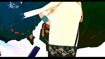 Preview 4 of Busty Maid Gats Anal Fuck - 【MMD R18】Bubble Boop