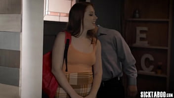 Preview 1 of Sexy Video Jangli Janwar - Redhead teen seduced by a dirty with big cock