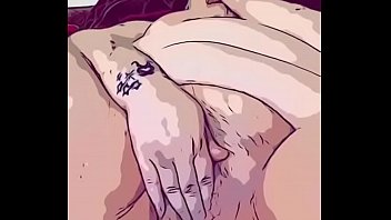 Preview 3 of Thin Fake Boobs - Want to fuck this cartoon pussy