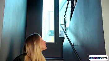 Preview 1 of Josh Mcg - Blonde tricks her older stepsis into sex