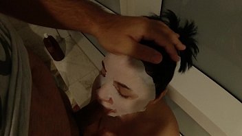 Preview 2 of Belly Boob Dance - Maintenance GUY spied me at bathroom door but i have caught him and he fucked me hard