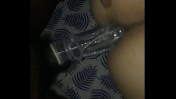 Preview 2 of Tranny Solo Eating Own Cum