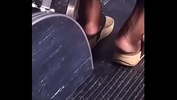 Preview 2 of Jail2 - Slow Mo Creep Shot Mature Black Feet