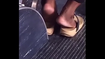 Preview 1 of Jail2 - Slow Mo Creep Shot Mature Black Feet