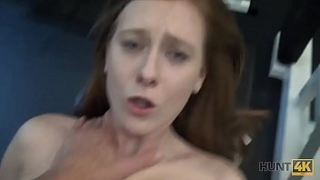 Preview 4 of 3d Big Boodies Com - HUNT4K. Naive gym bunny has sex with rich male instead of training