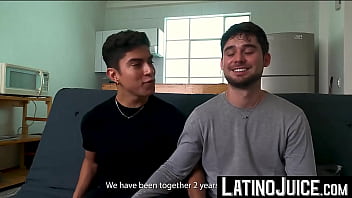 Preview 1 of All Saxy Video Full Original - LatinoJuice.com - Newly engaged Alfonso and Adrian have their first horny sex as a couple