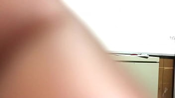 Preview 4 of Tiay 10yers New - Bustin nut in front of co worker
