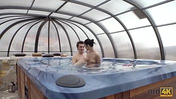 Preview 2 of Big Ads Xxx Sex - OLD4K. Happy Angie satisfies all sexual needs of her older man