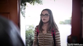 Preview 1 of Amerika In The Bathroom - Nerdy school reporter is fucked by jock