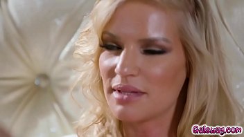 Preview 1 of Mertua Vs Menantu Sek Japanese - Elsa Jean  invited Jade Nile for a fiery threesome with her stepmom Rachel Cavalli