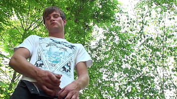 Preview 2 of Daphnd Rosen Xxx - Scoout007 - Hitchhiker - Pees outside,  then rides his dick...