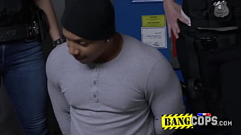 Preview 2 of Kitty Nudes - Low life purse snatcher is caught and apprehended by milf cops