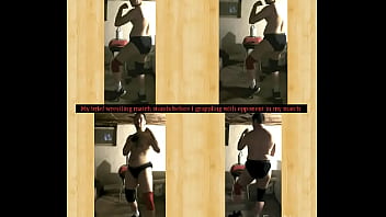 Preview 1 of Xxx Dimmed - My wrestling bodysuit video and brief ready for mixed wrestling match